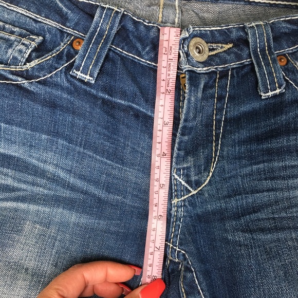 Big Star Y2K Low Rise Sweet Boot Flare Size 29 Long Tall 33” inseam - Picture 14 of 16